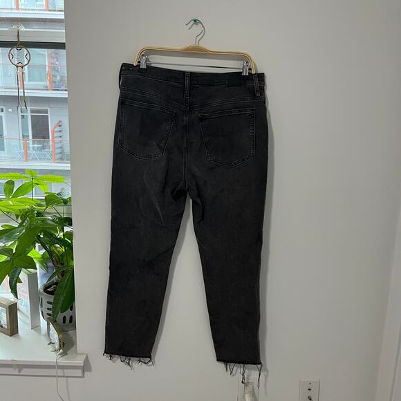 Madewell Dark Gray Perfect Vintage Straight Jeans Size 31 - Picture 7 of 7